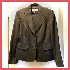 Gorgeous Jones New York Skirt Suit - Brown-Black